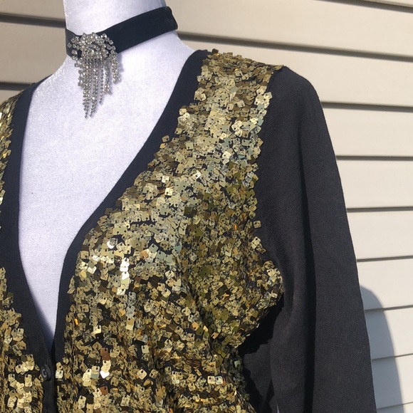 Gorgeous Vintage Moda International Sequin Sweater - Picture 6 of 17